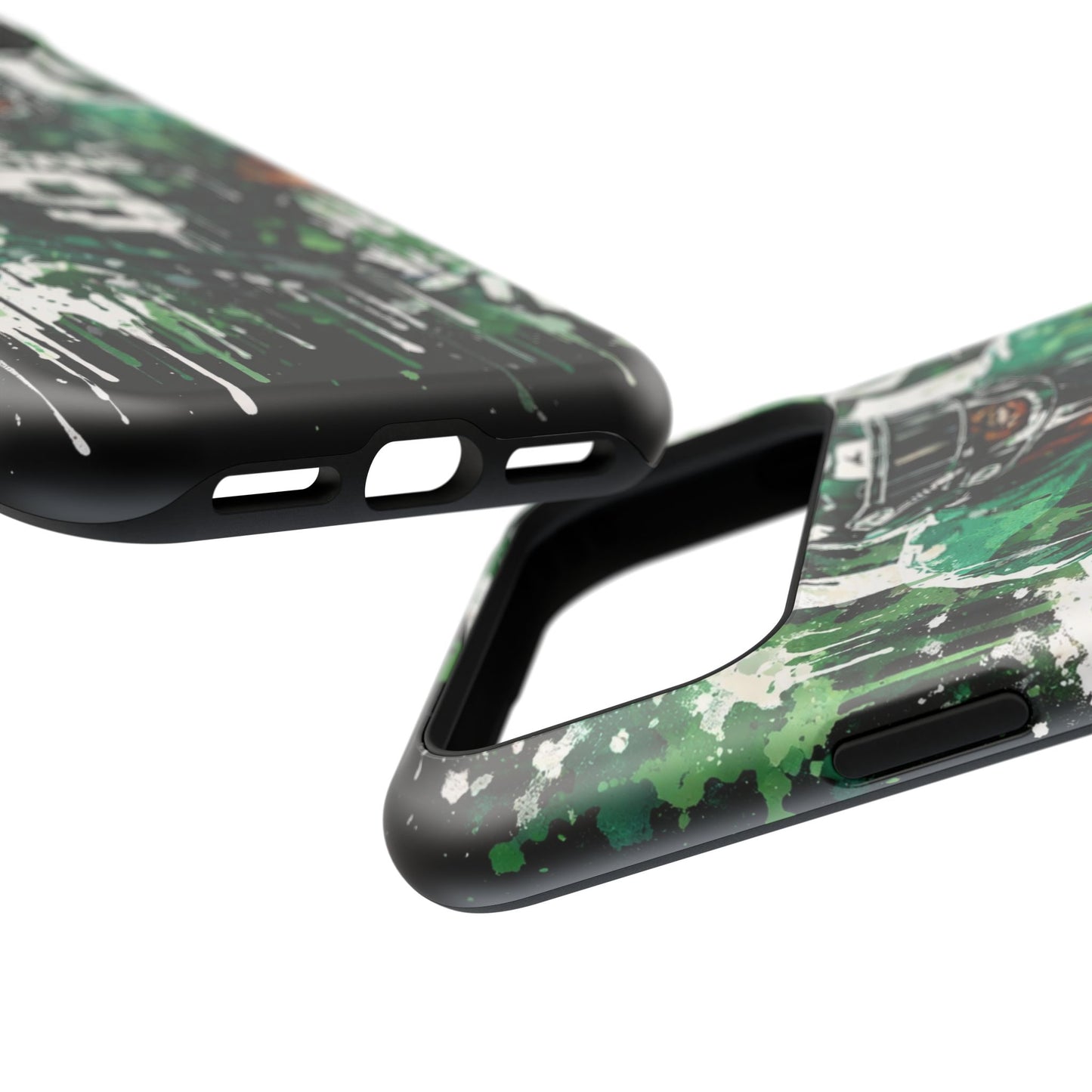 Spartans Football Impact-Resistant Phone Case — Drip Art Player Design