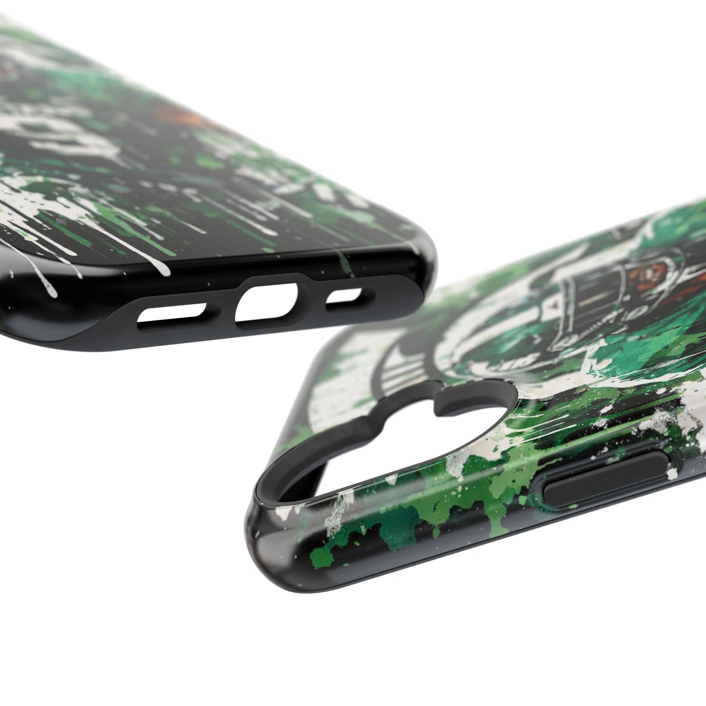 Spartans Football Impact-Resistant Phone Case — Drip Art Player Design