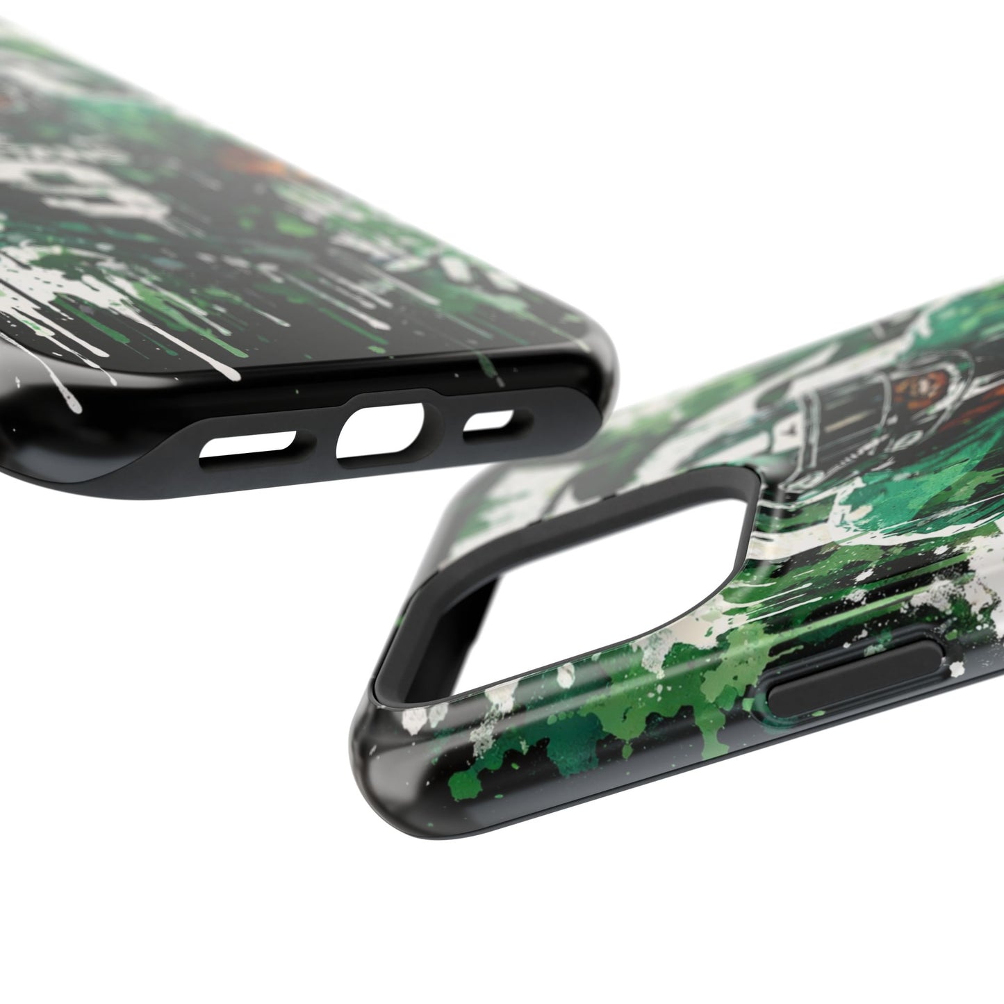 Spartans Football Impact-Resistant Phone Case — Drip Art Player Design