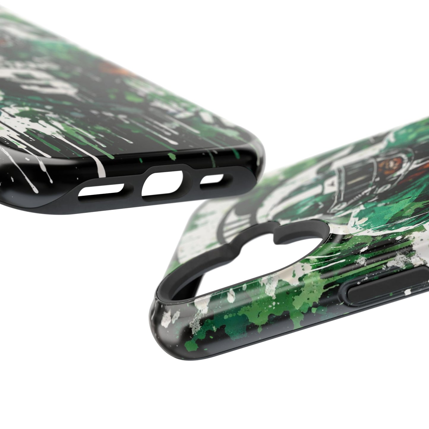 Spartans Football Impact-Resistant Phone Case — Drip Art Player Design