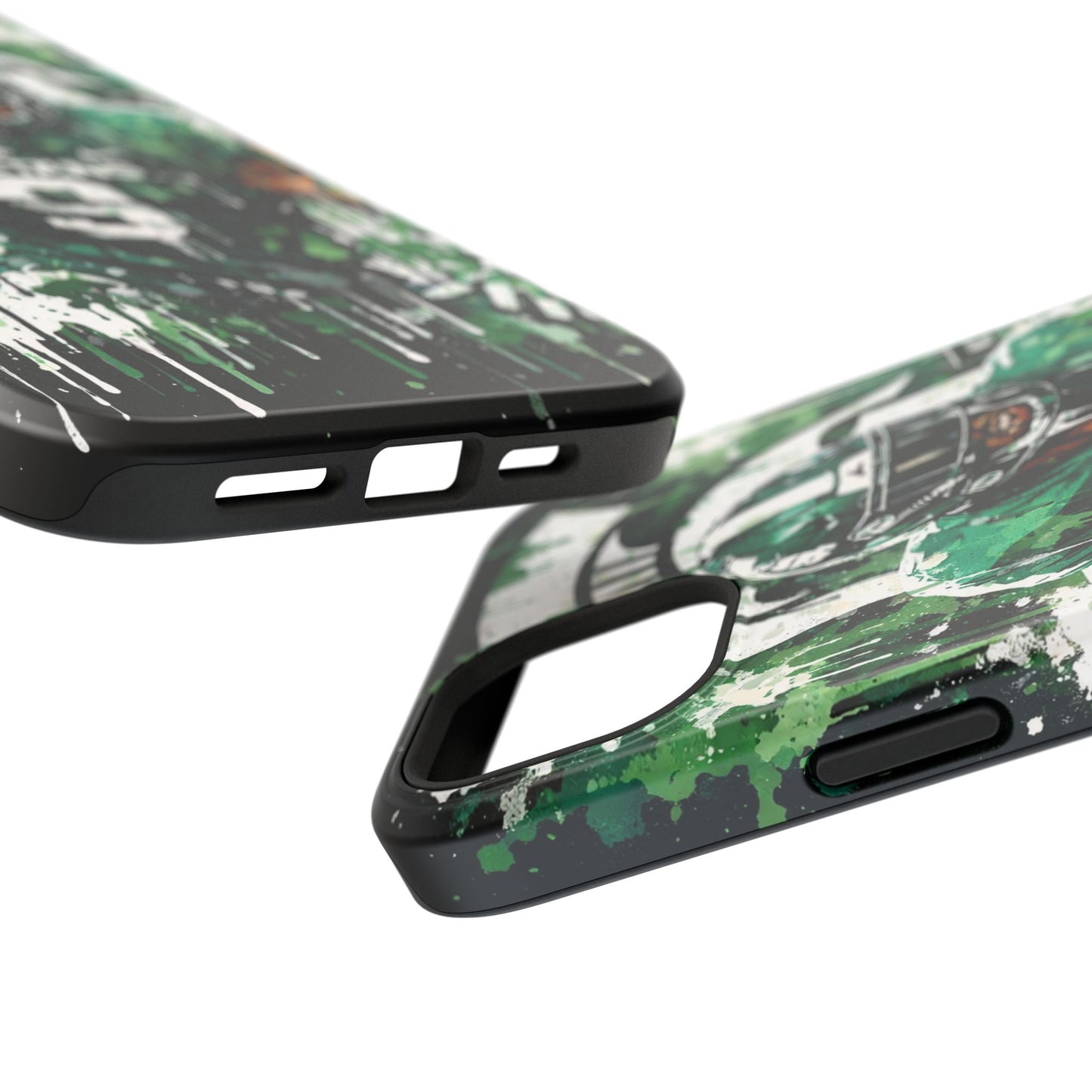 Spartans Football Impact-Resistant Phone Case — Drip Art Player Design