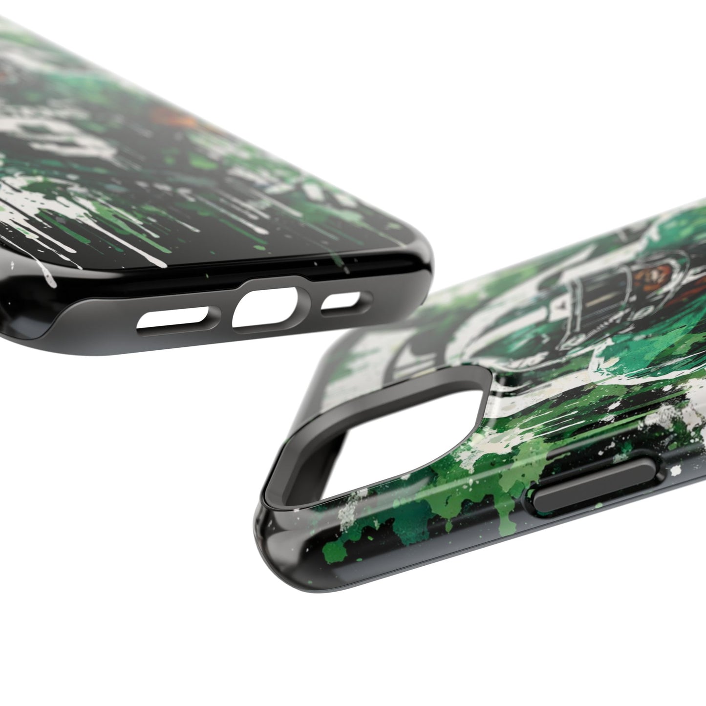 Spartans Football Impact-Resistant Phone Case — Drip Art Player Design