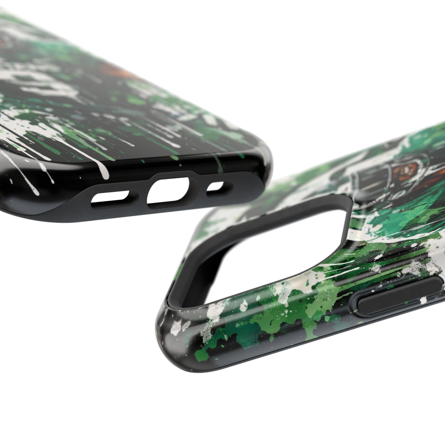 Spartans Football Impact-Resistant Phone Case — Drip Art Player Design