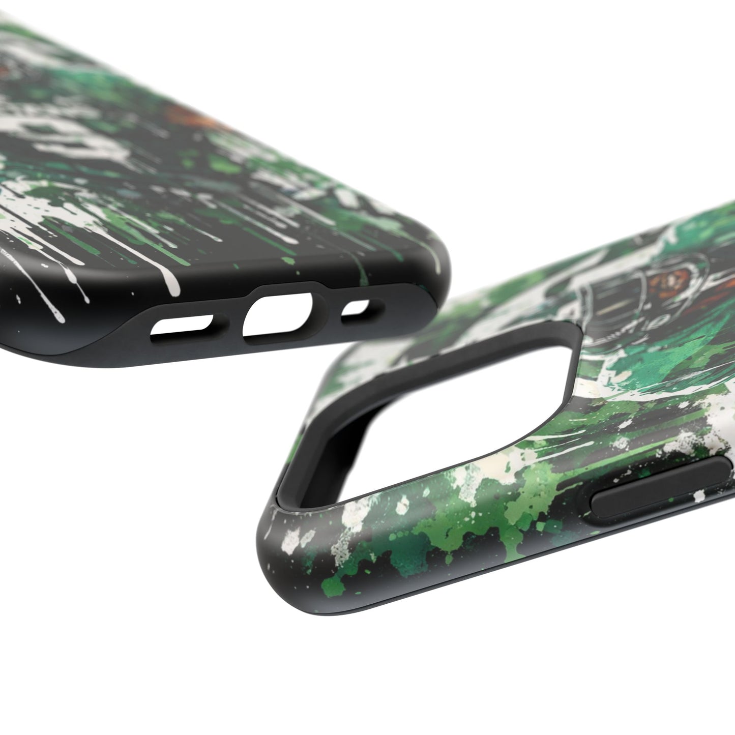 Spartans Football Impact-Resistant Phone Case — Drip Art Player Design