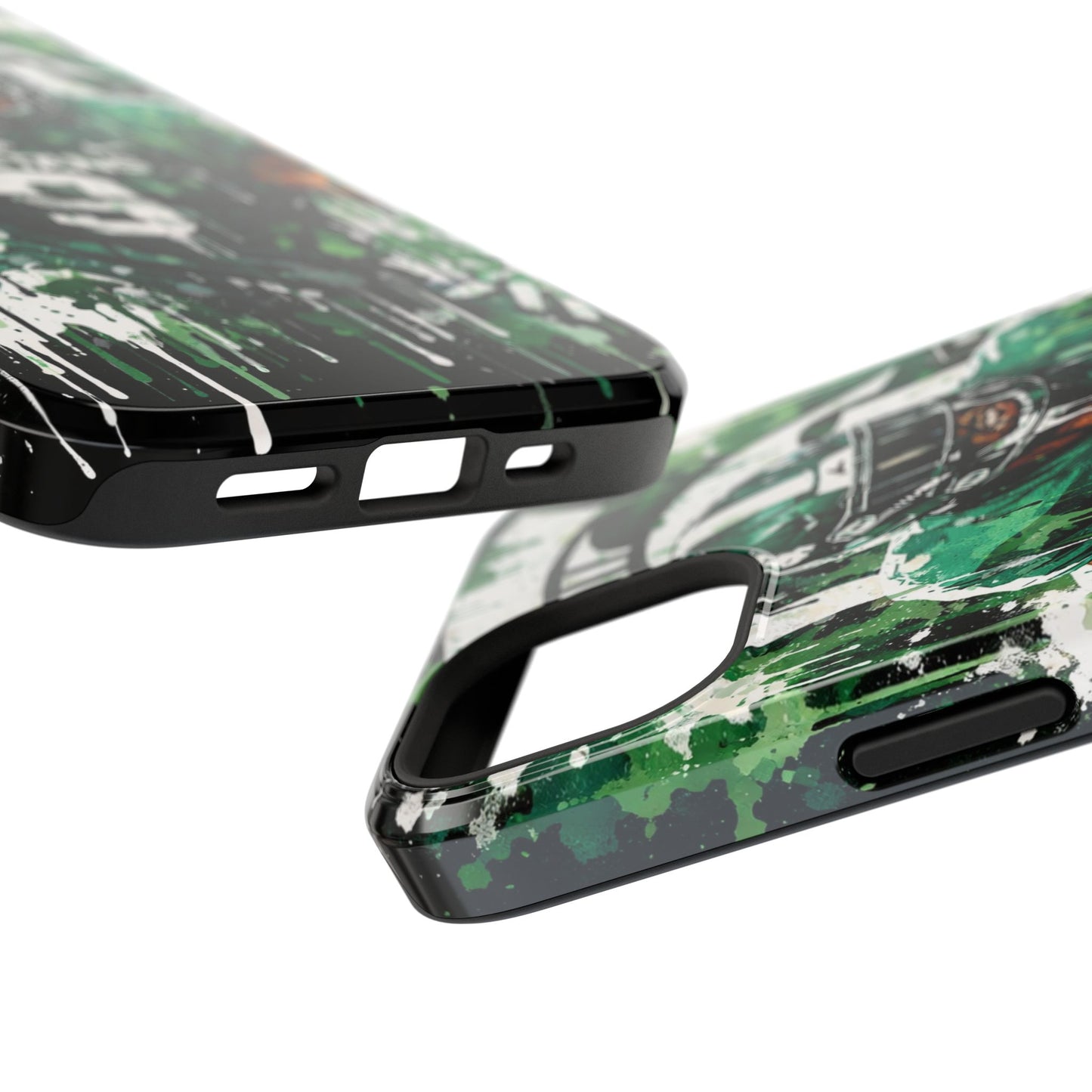 Spartans Football Impact-Resistant Phone Case — Drip Art Player Design