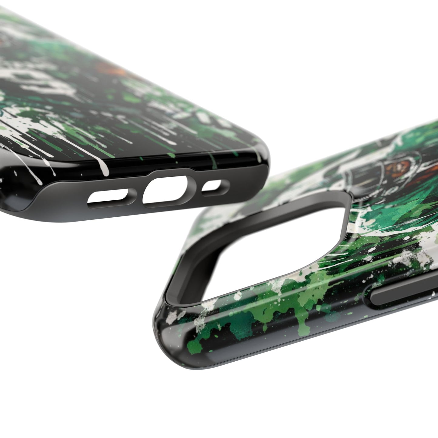 Spartans Football Impact-Resistant Phone Case — Drip Art Player Design