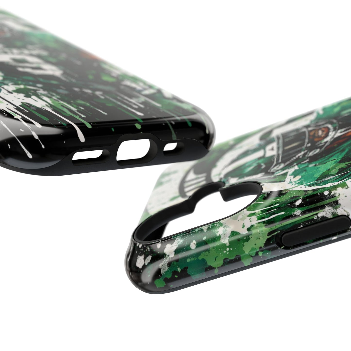 Spartans Football Impact-Resistant Phone Case — Drip Art Player Design