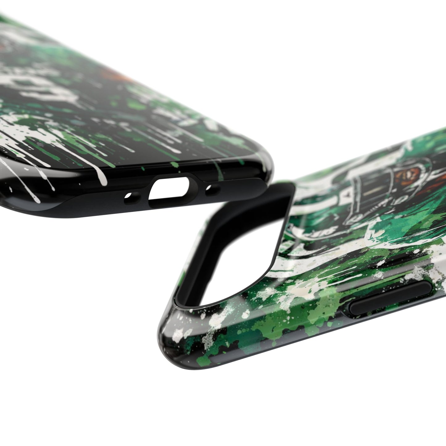 Spartans Football Impact-Resistant Phone Case — Drip Art Player Design