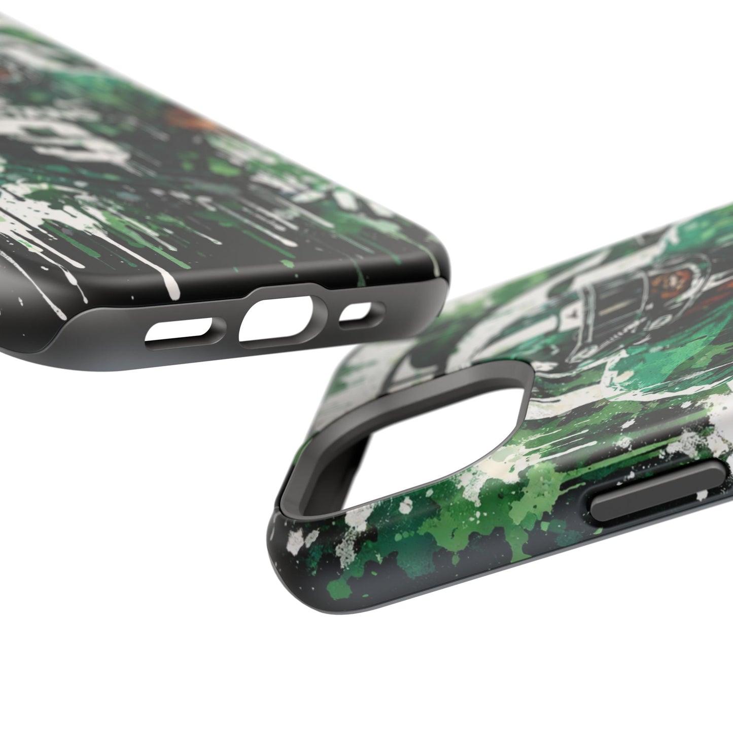 Spartans Football Impact-Resistant Phone Case — Drip Art Player Design