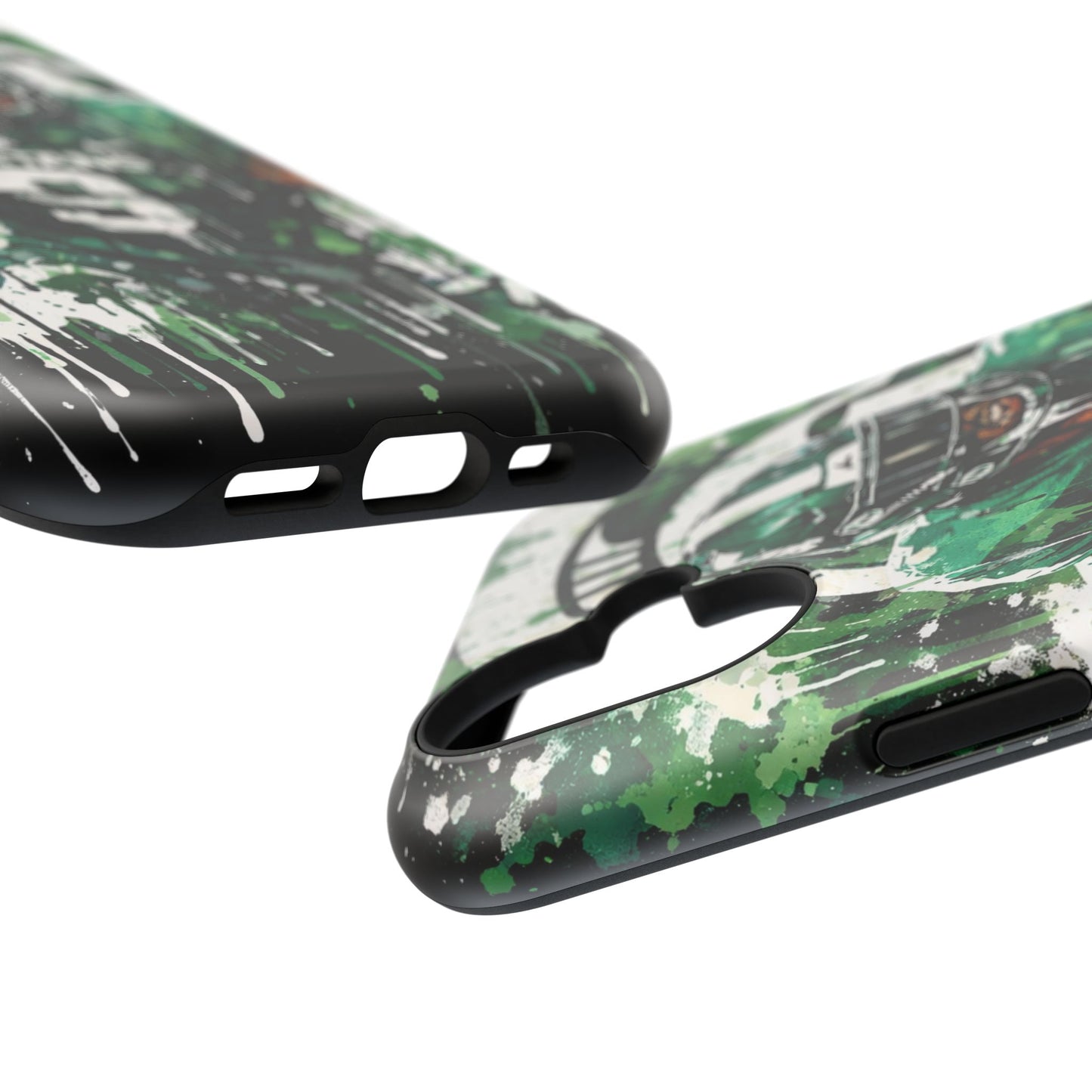 Spartans Football Impact-Resistant Phone Case — Drip Art Player Design