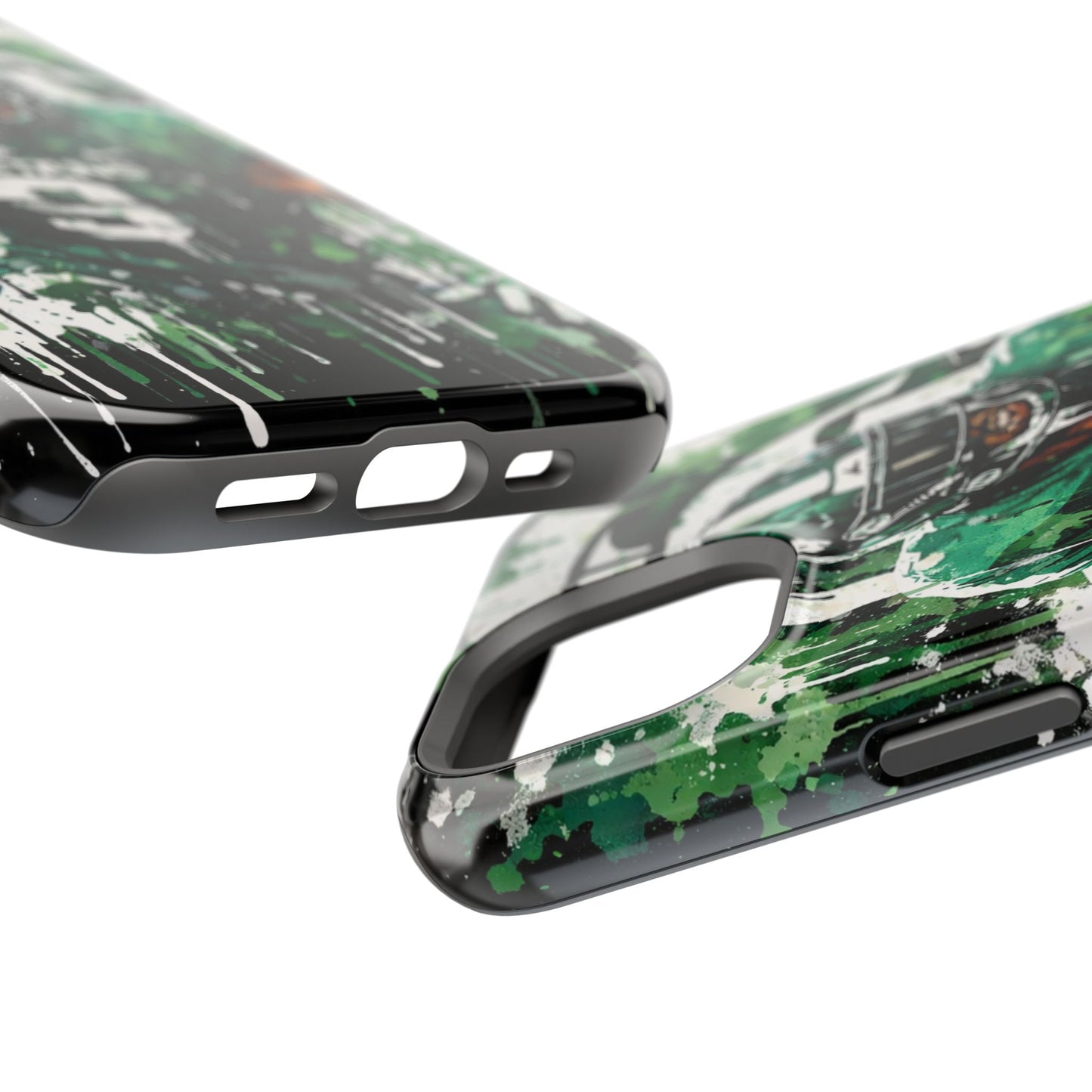 Spartans Football Impact-Resistant Phone Case — Drip Art Player Design