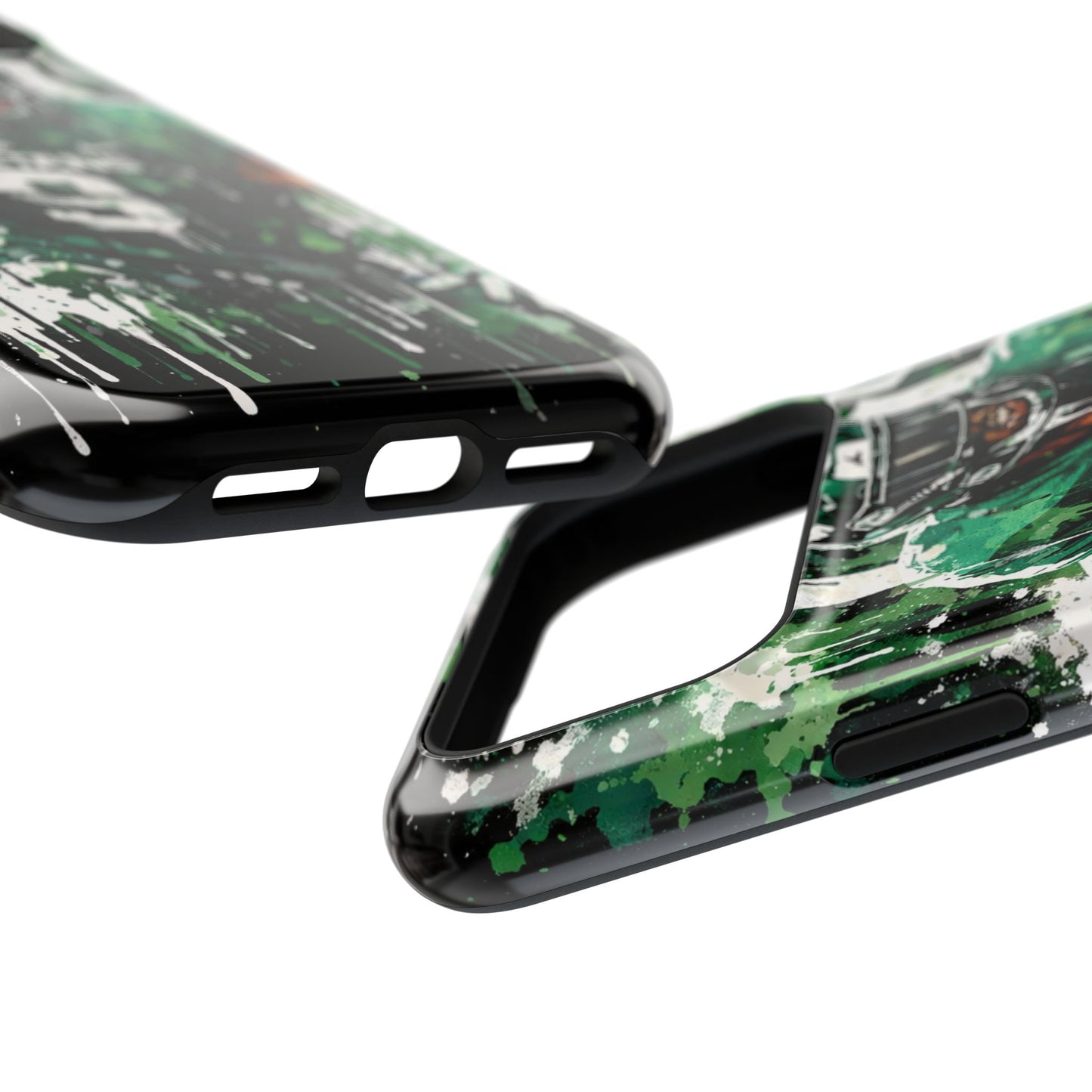 Spartans Football Impact-Resistant Phone Case — Drip Art Player Design
