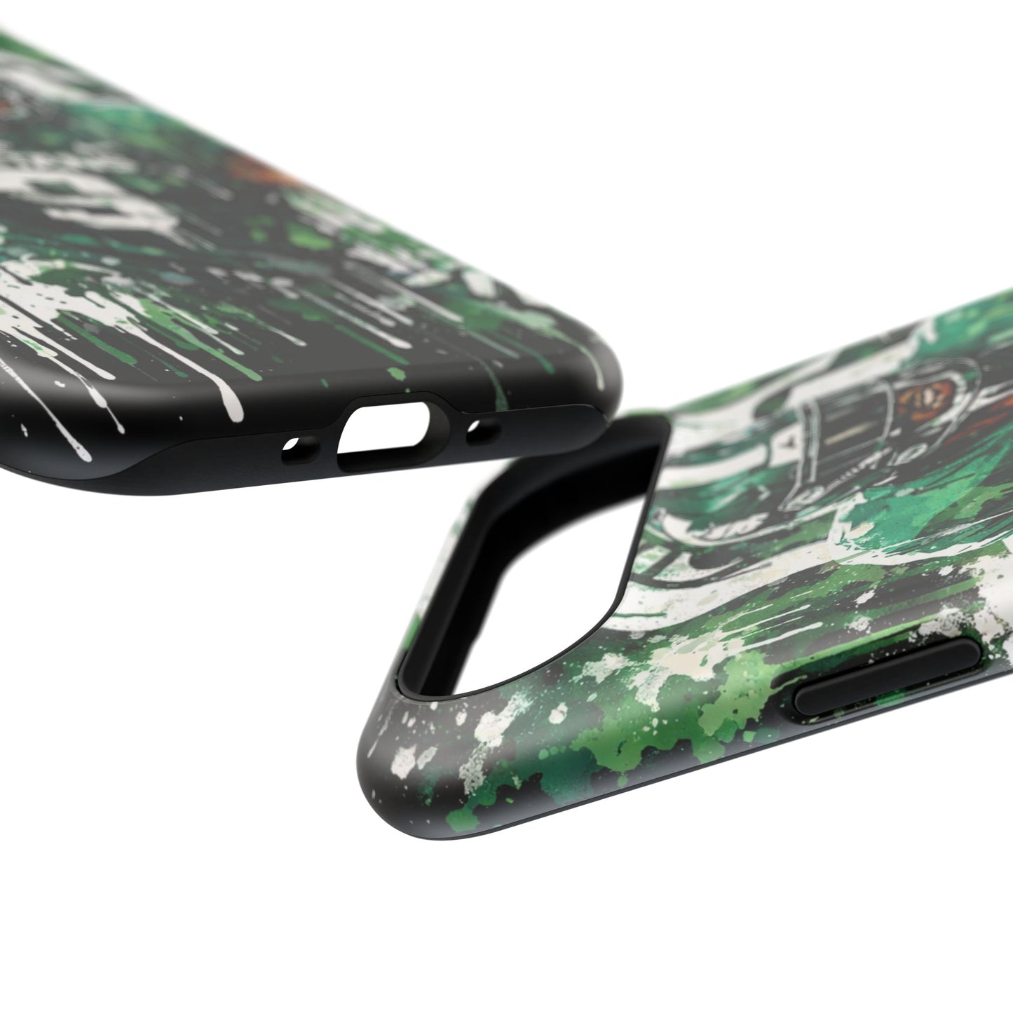 Spartans Football Impact-Resistant Phone Case — Drip Art Player Design