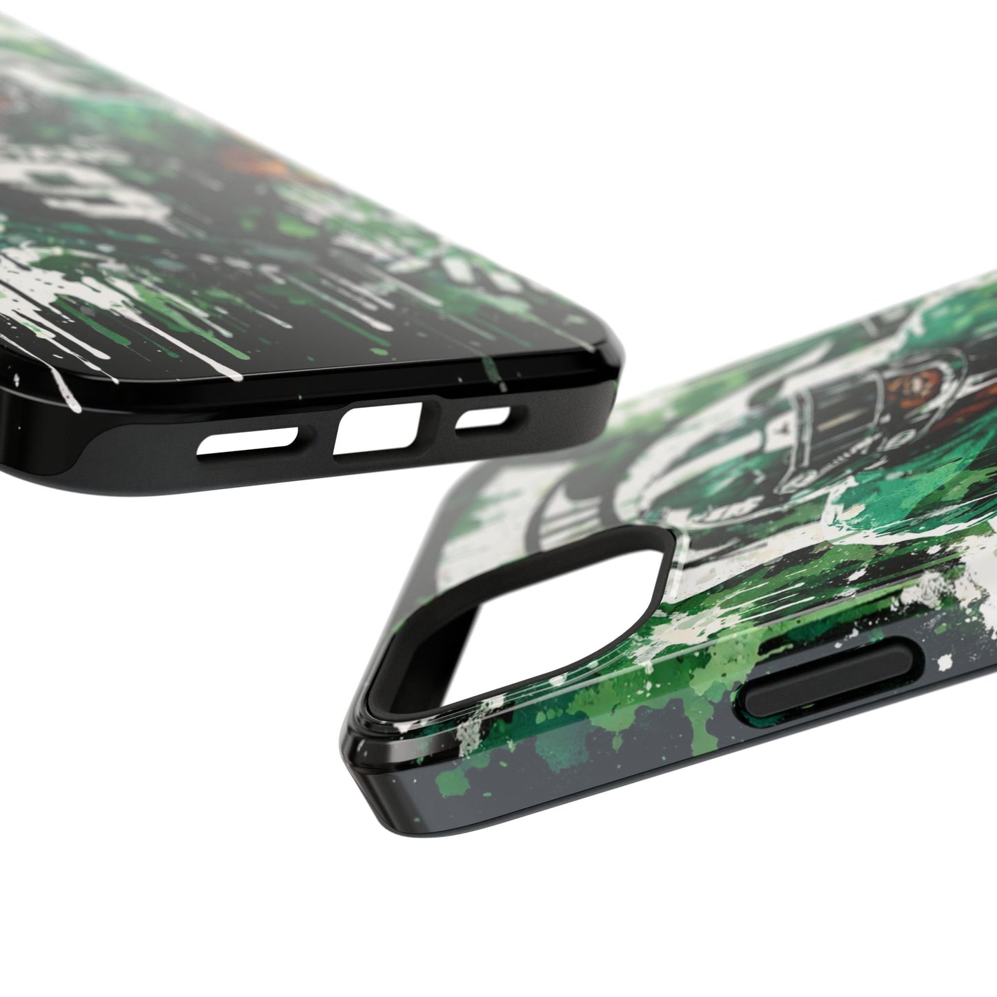 Spartans Football Impact-Resistant Phone Case — Drip Art Player Design