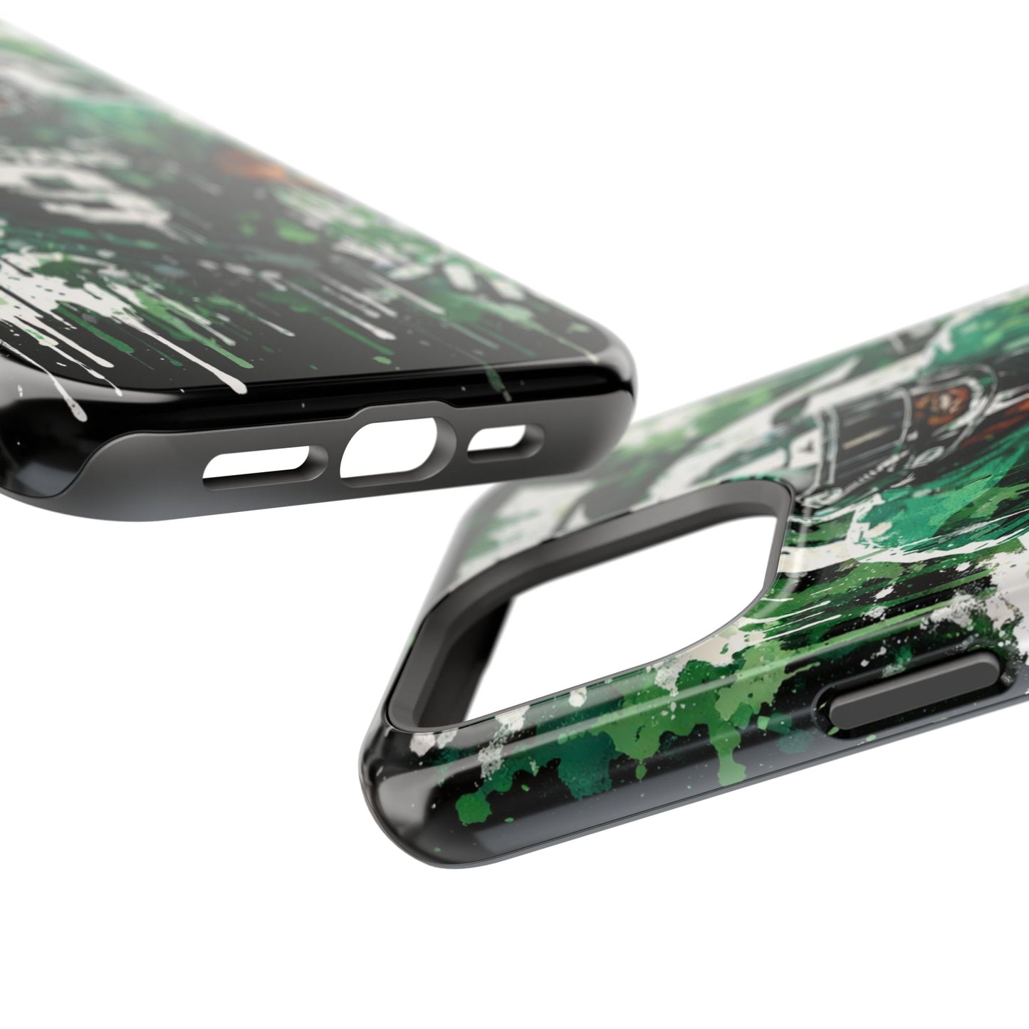 Spartans Football Impact-Resistant Phone Case — Drip Art Player Design