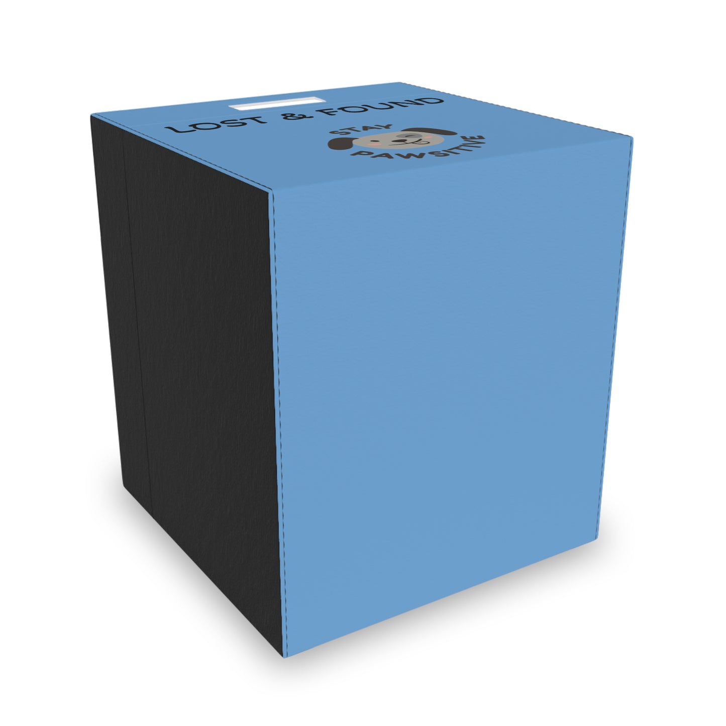 Felt Storage Box — 'Lost & Found' Dog Toy Organizer (Stay Pawsitive)