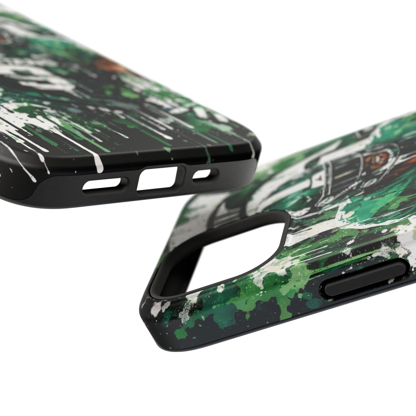Spartans Football Impact-Resistant Phone Case — Drip Art Player Design